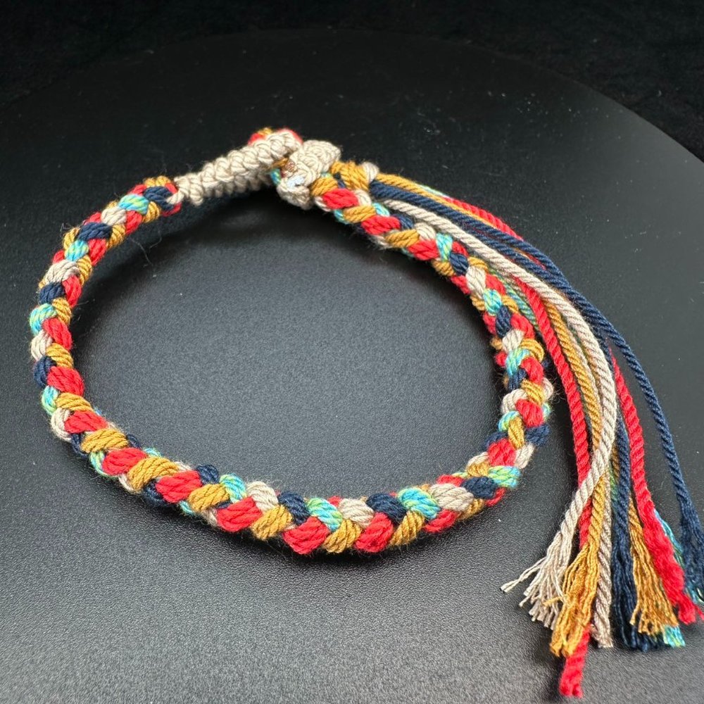 Hand made adjustable bracelet, up to 19cm